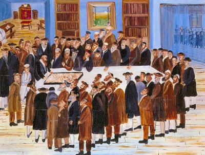 Saturday at the Holy Rabbi's Table.